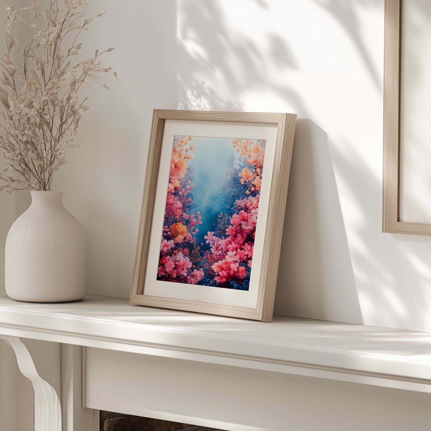 Ocean Bloom Coral Reef Print