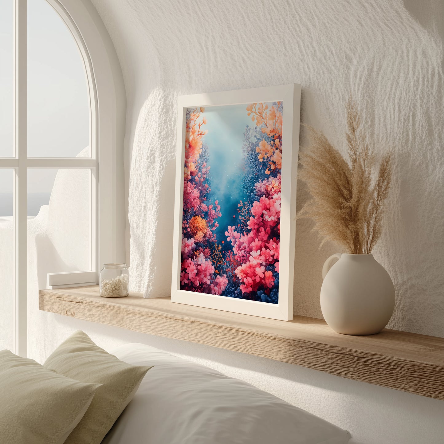 Ocean Bloom Coral Reef Print