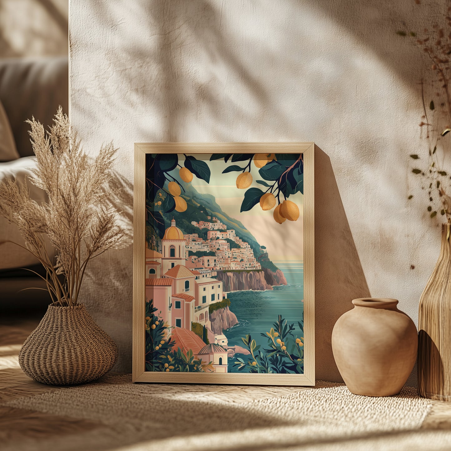 Amalfi Coast Lemon Grove Print