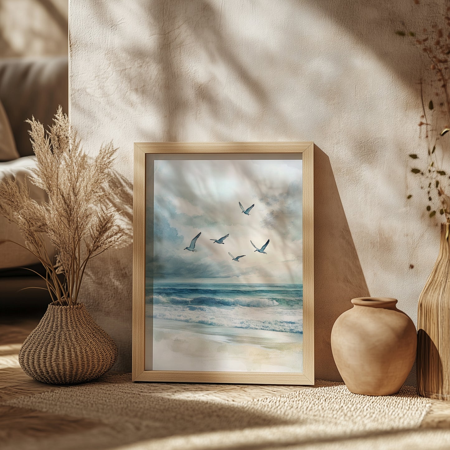 Flying Free Coastal Wall Art Print