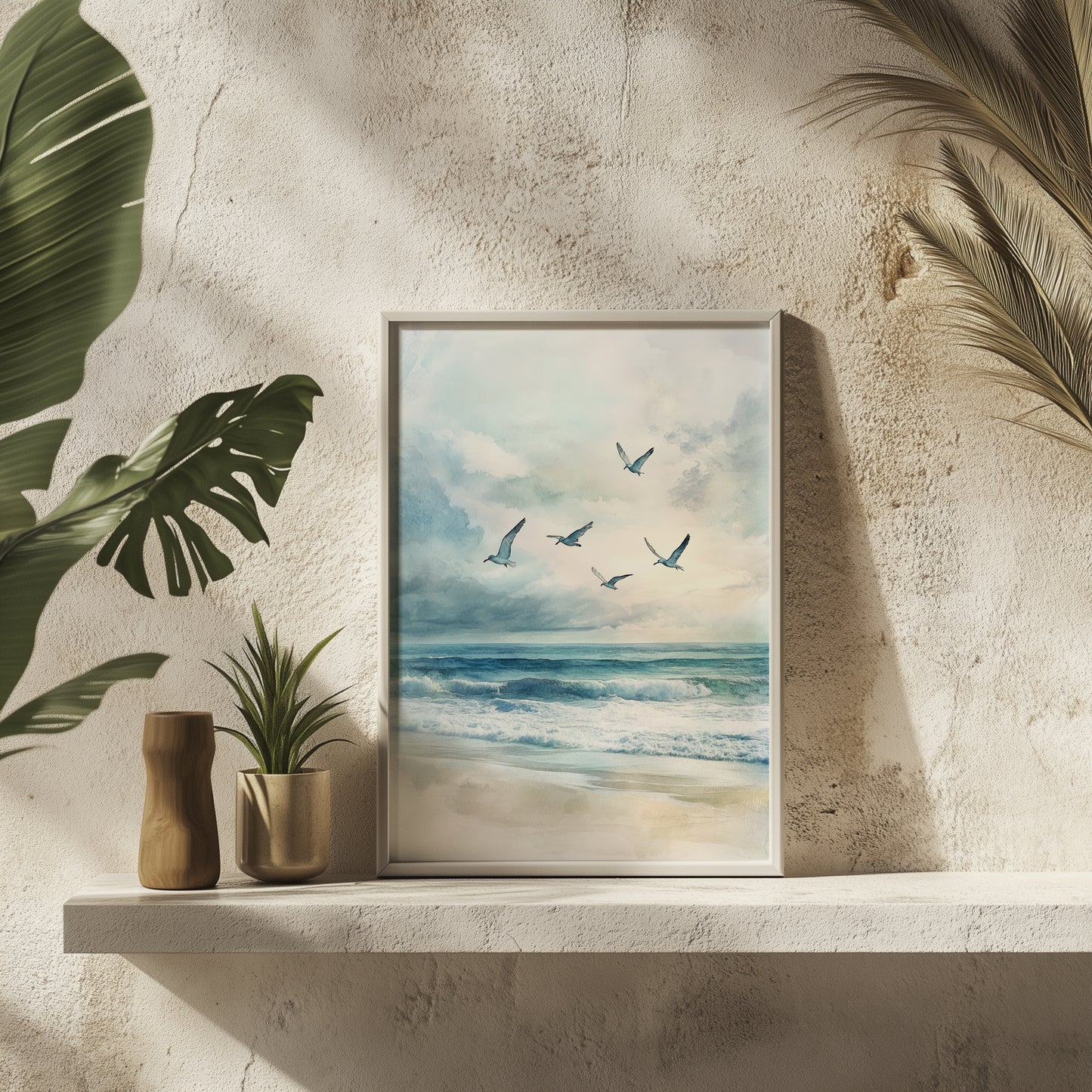 Flying Free Coastal Wall Art Print