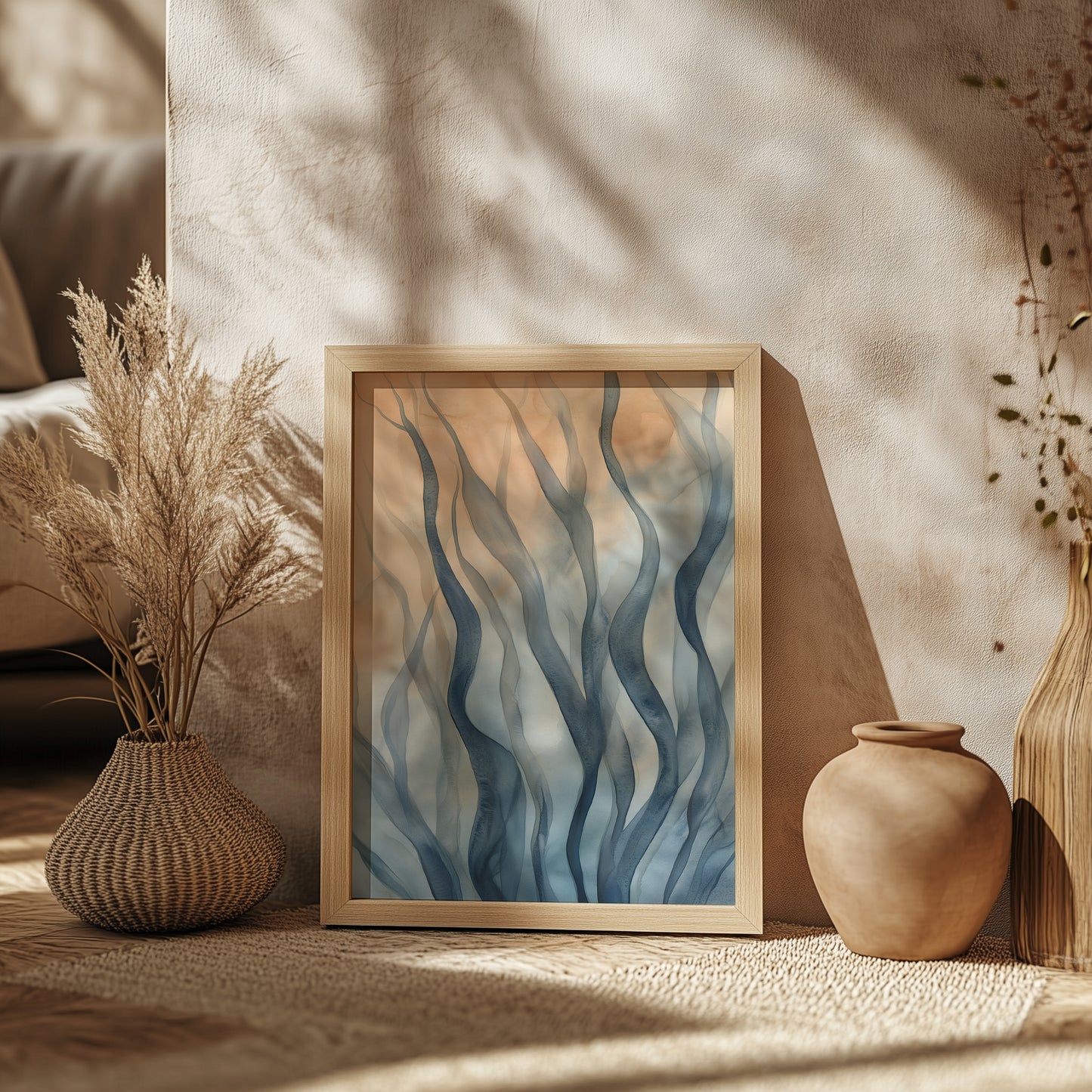 Abstract Ocean Kelp Wall Art Print