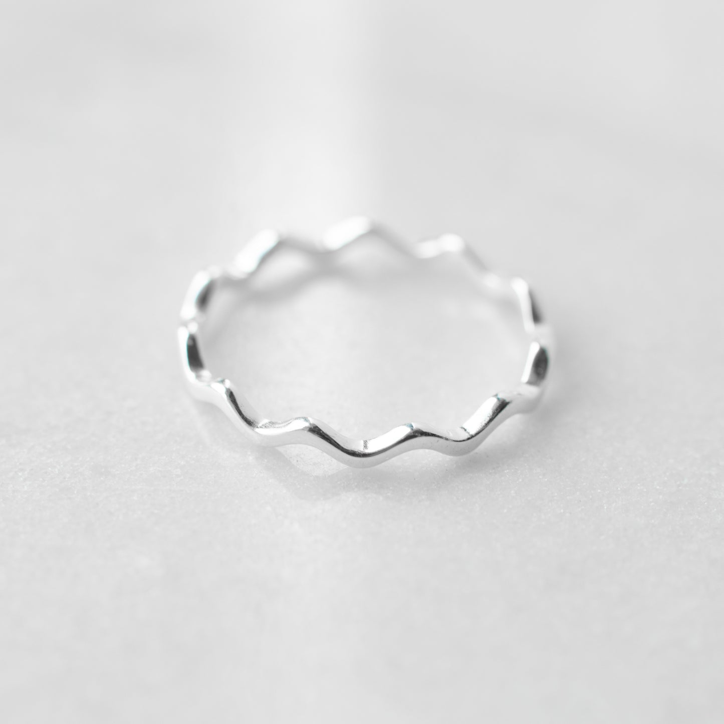 Nalu wave ring in 925 sterling silver