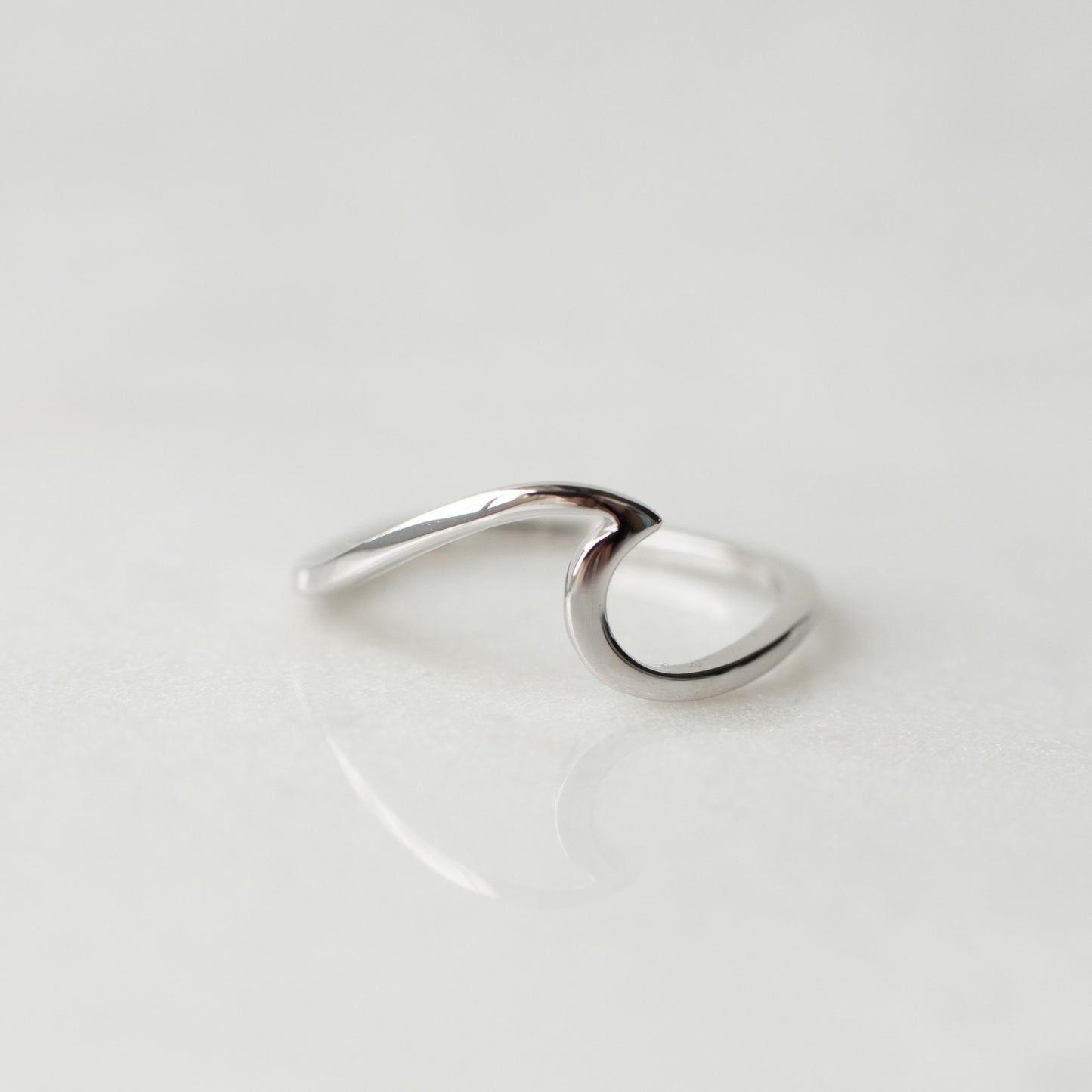 Sterling Silver Wave Ring