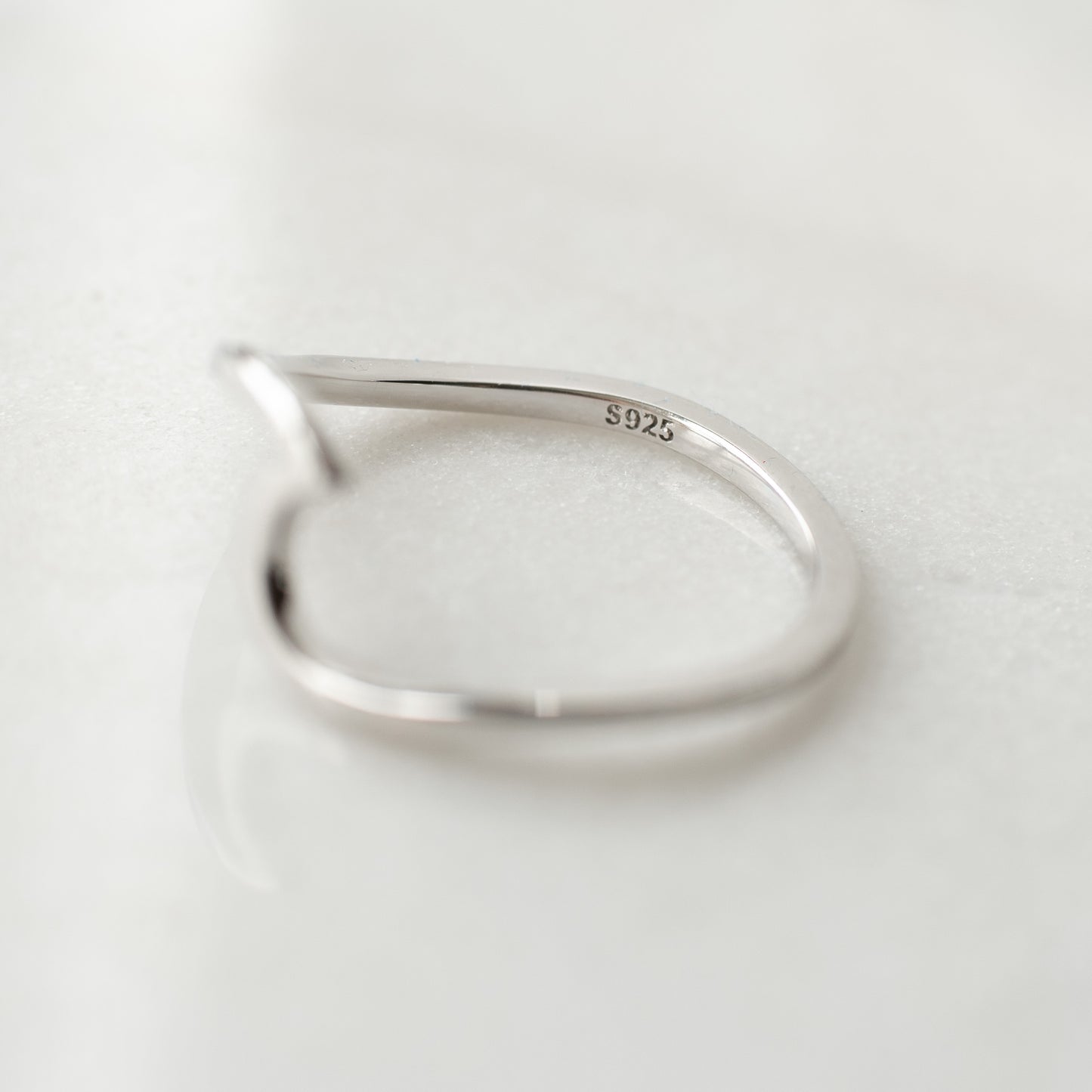 Sterling Silver Wave Ring