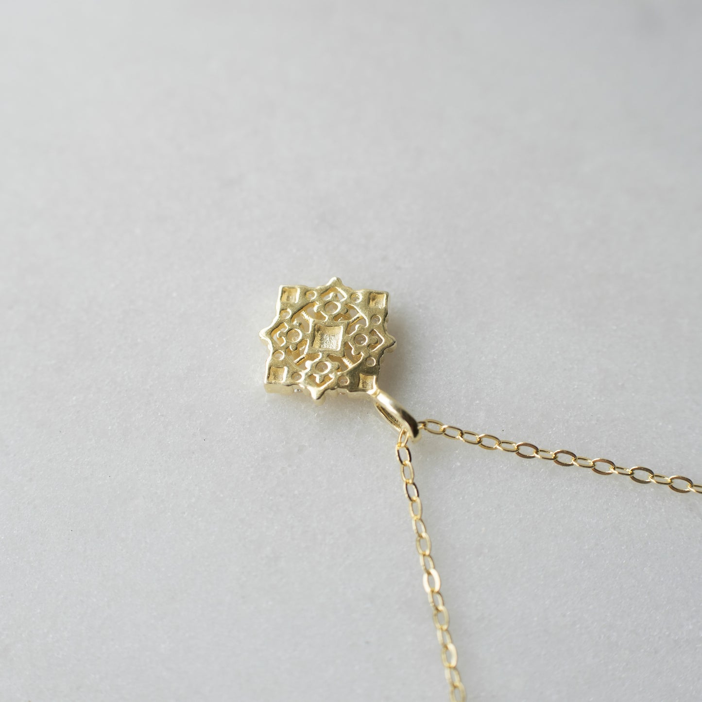 Dainty Vintage 14K Gold Plated Necklace