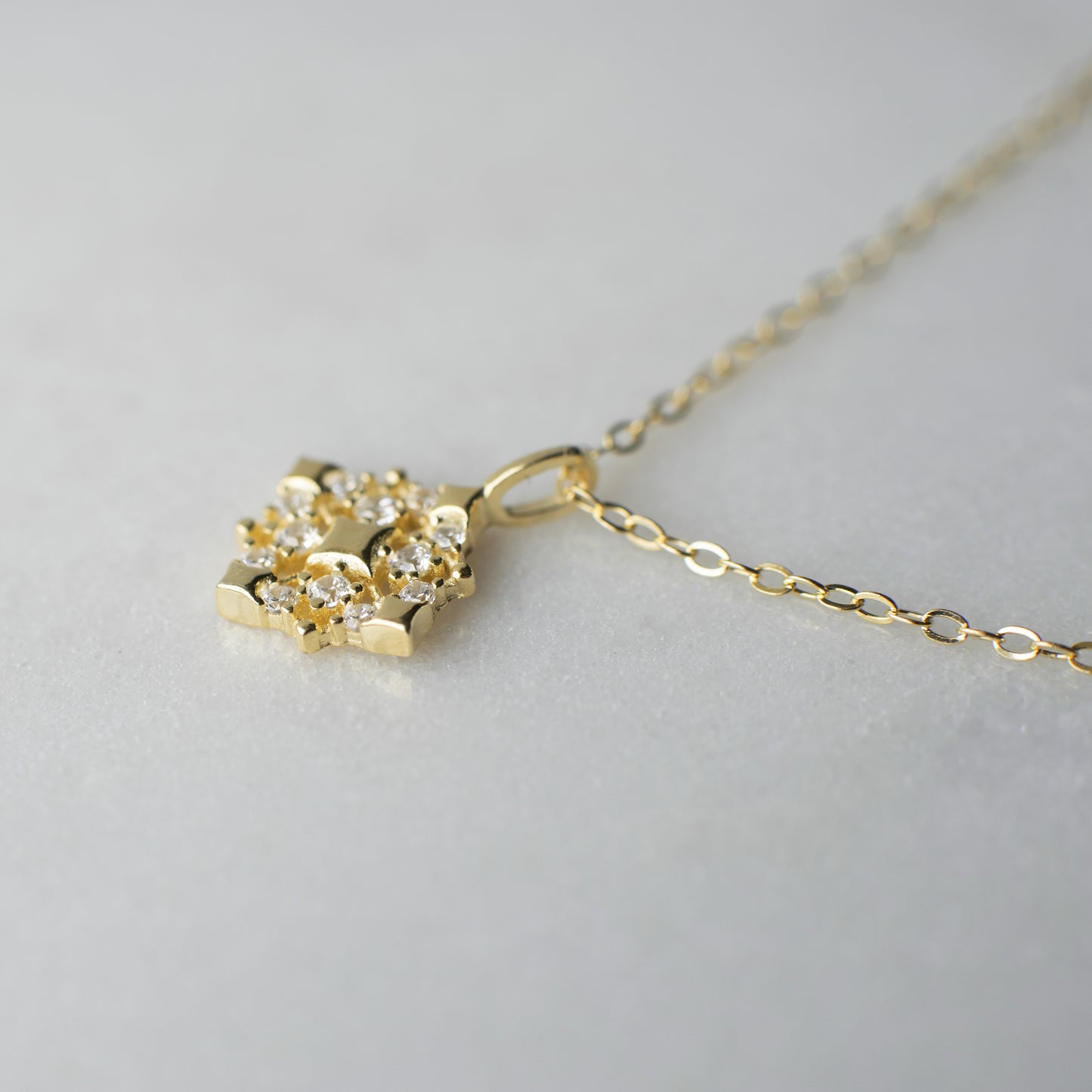 Dainty Vintage 14K Gold Plated Necklace