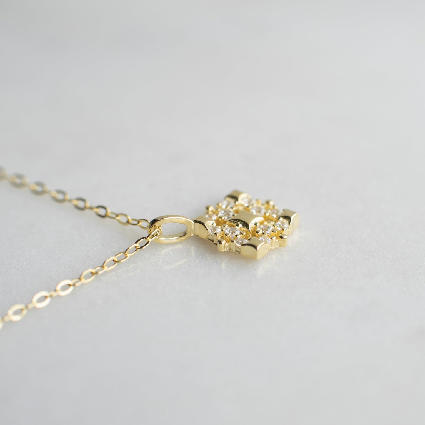 Dainty Vintage 14K Gold Plated Necklace