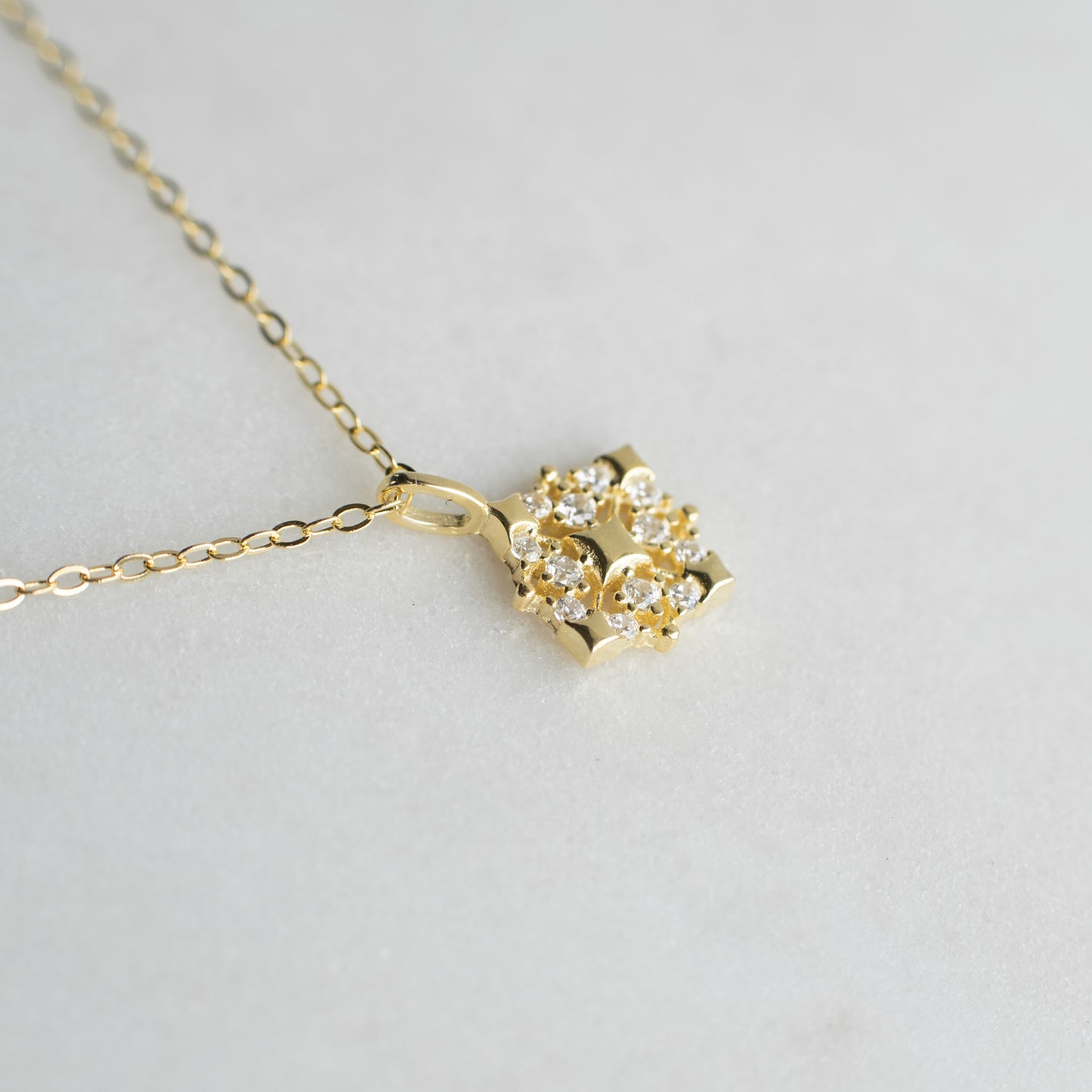 Dainty Vintage 14K Gold Plated Necklace