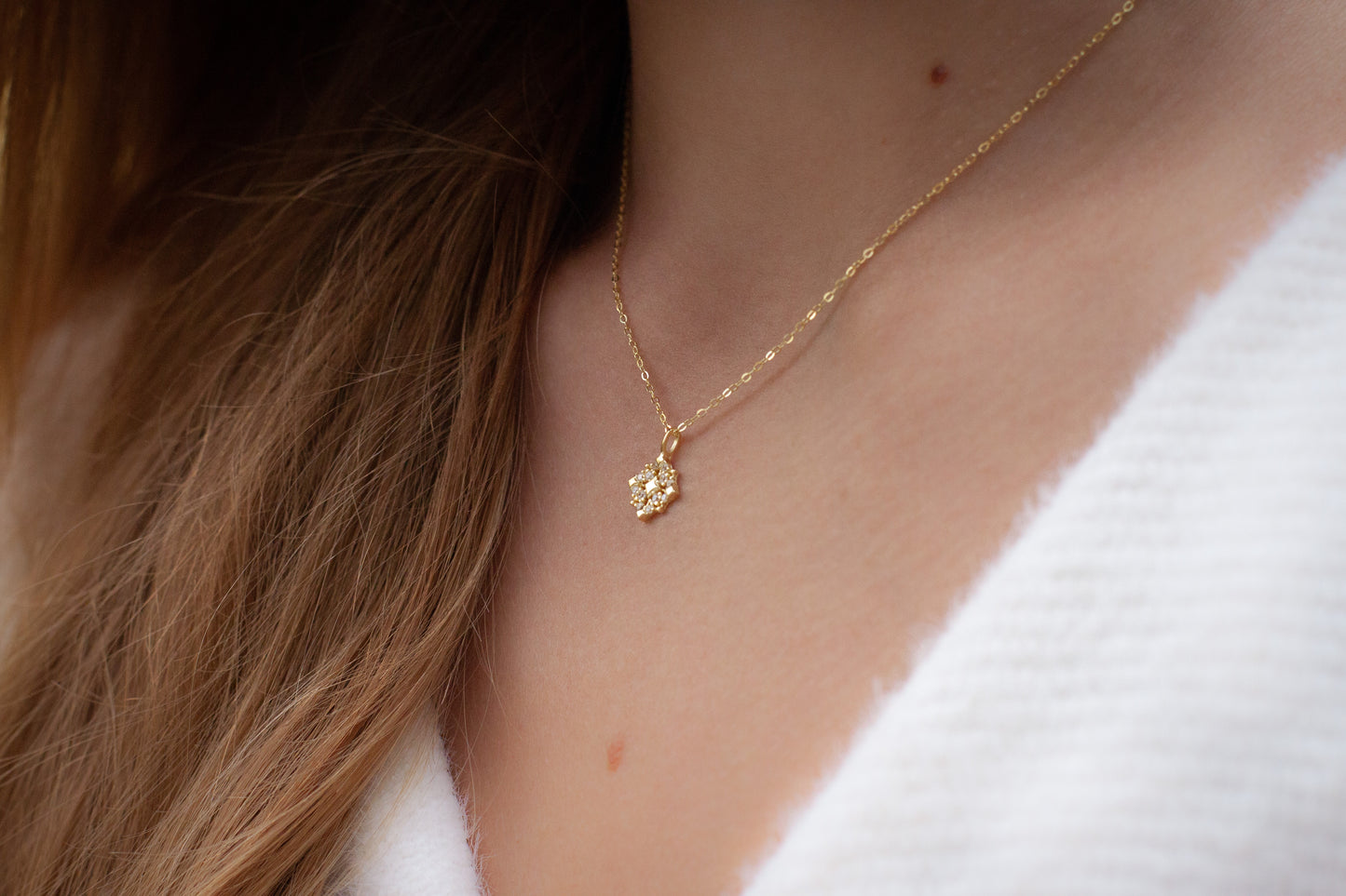 Dainty Vintage 14K Gold Plated Necklace