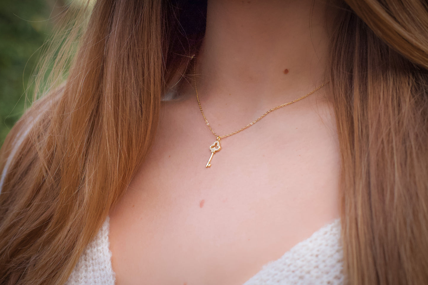 Gold Key Necklace