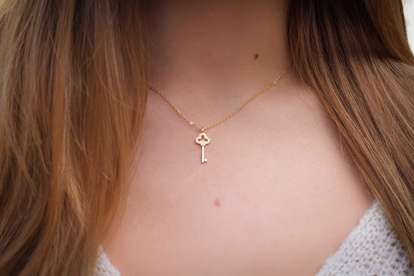 Gold Key Necklace