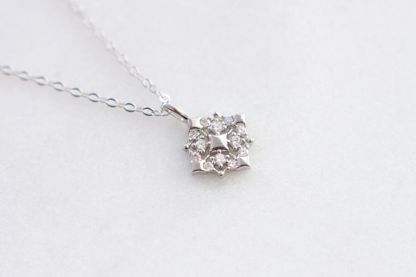 Dainty Vintage Silver Necklace