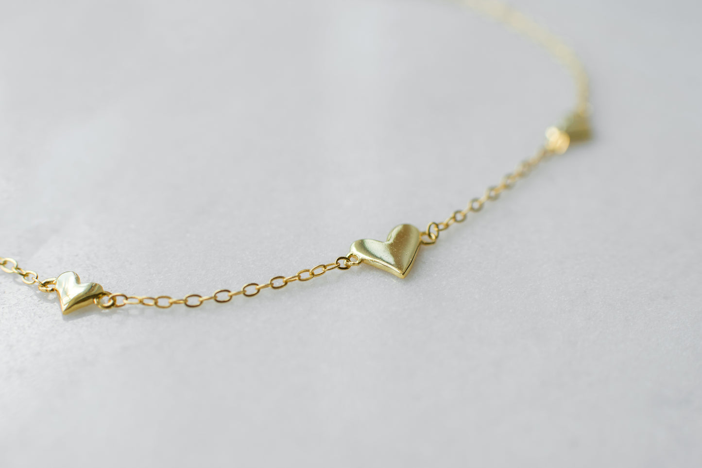 Sweet Hearts Gold Bracelet