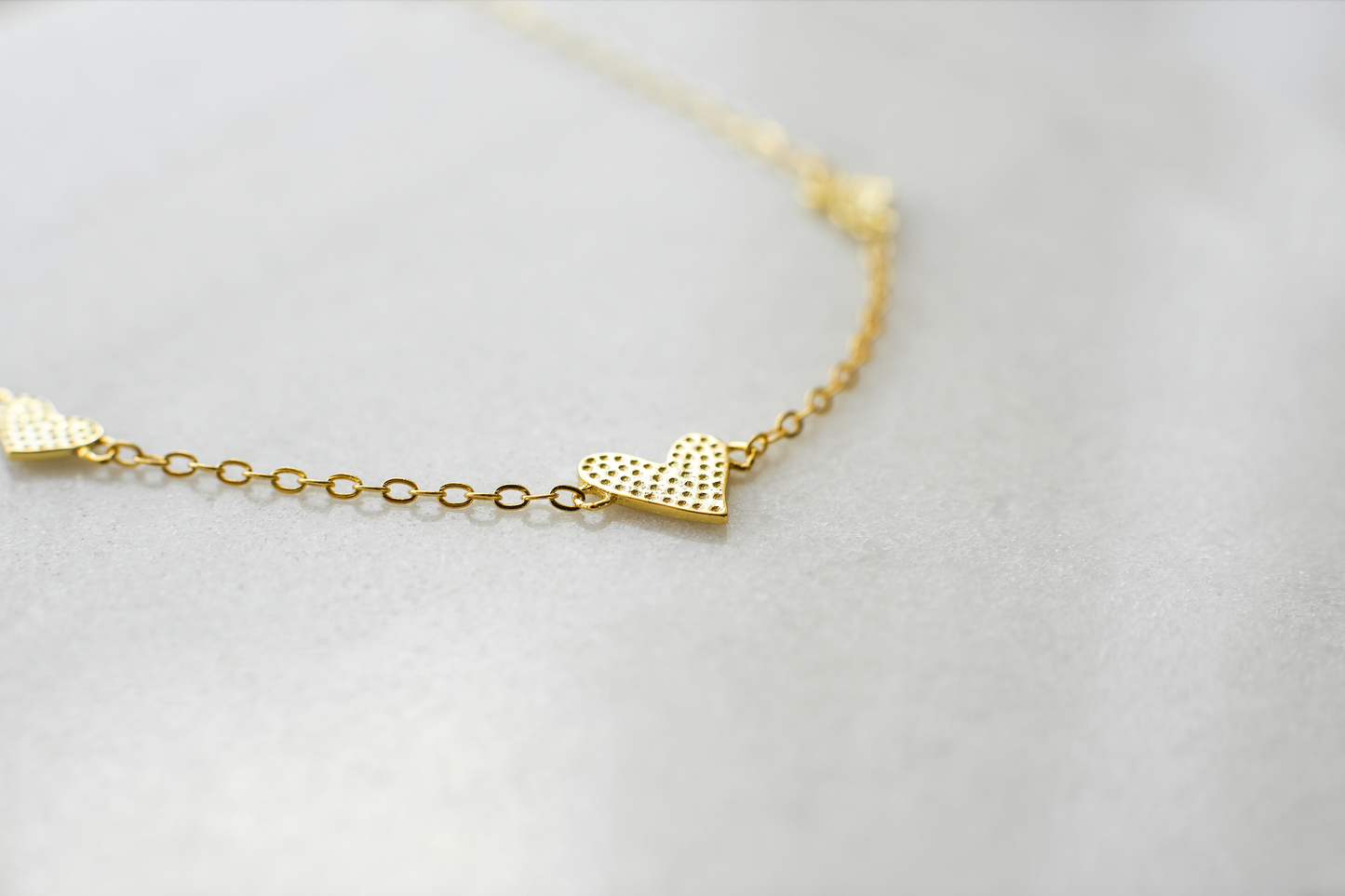 Sweet Hearts Gold Bracelet